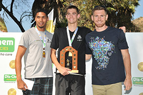 Abdul Malick Railoun, Rueben Schoeman, Cameron vd Burgh (VIP) Men 14-30 1st and 2nd